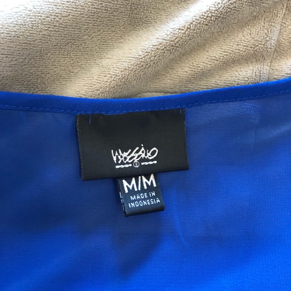 Mossimo Dressy Royal Blue Tank. - Picture 2 of 2
